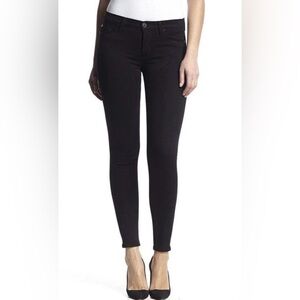 Hudson Nico Midrise Women's Black Skinny Jeans Size 28